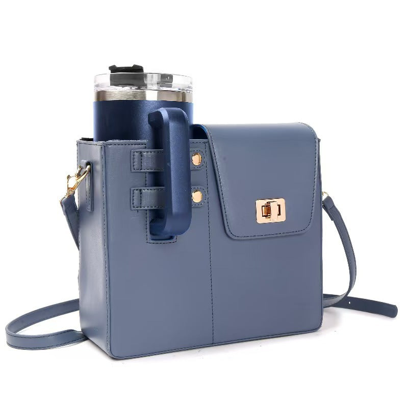 Versatile Design Commuter Bag – Ideal Crossbody Bag for Outdoor Adventures & Portable Water Cup Bottle Storage
