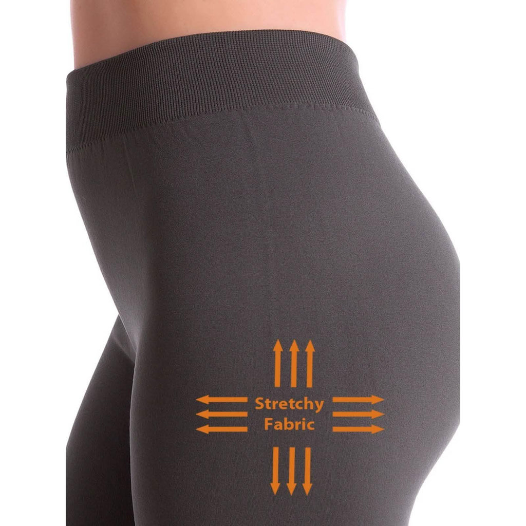 5-Pack: Women's Premium Fleece-Lined Leggings - Staci's Store