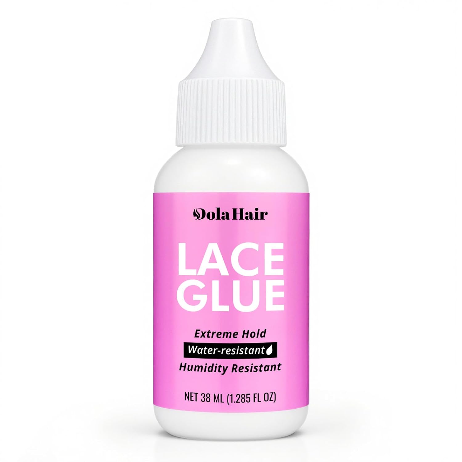 Dolahair Extreme Hold Lace Glue for Wigs, Waterproof, Invisible Bonding, 1.285 Ounce