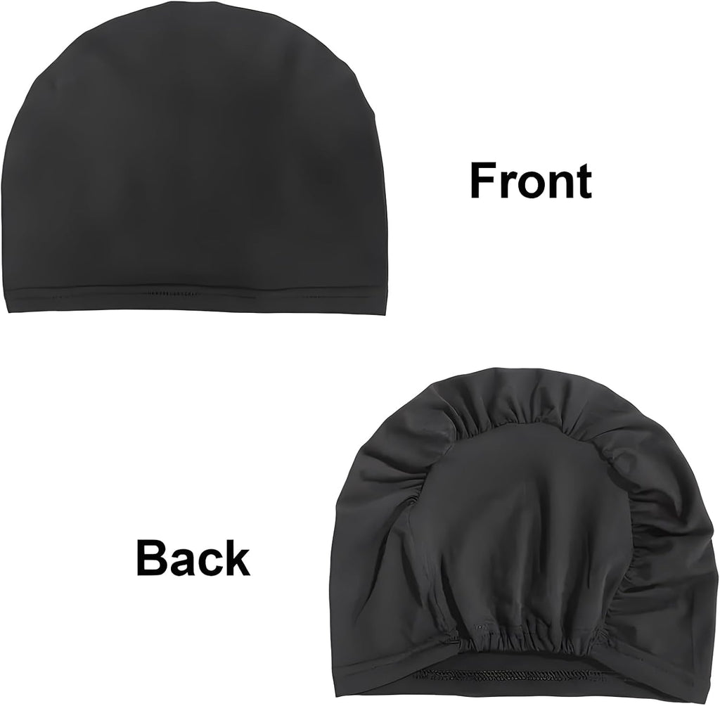 Cmonie 9-12 Pcs Solid Women Chemo Hat Stretchy Turban Beanie