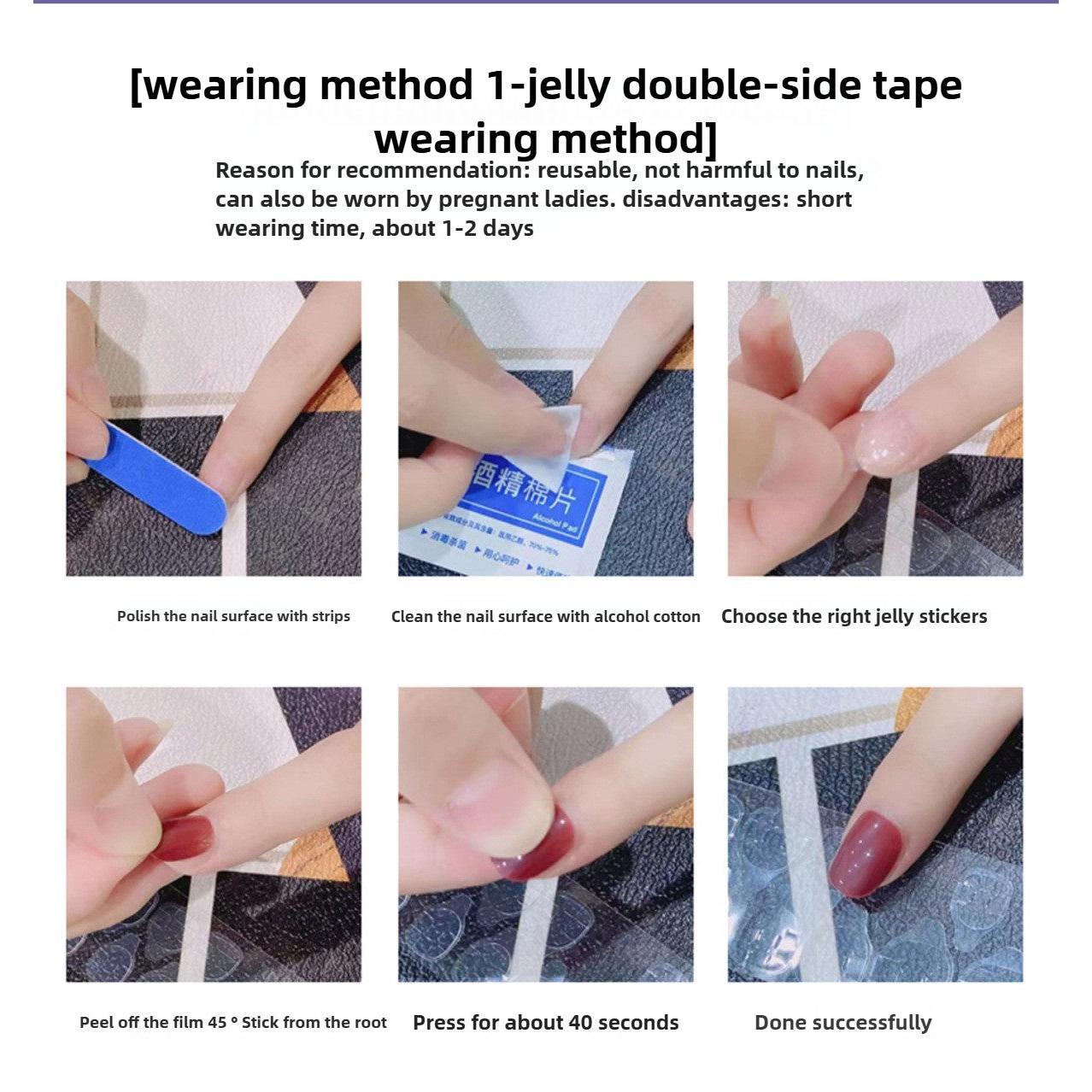 1056- Handmade press on nails fake nails removable Handmade Drawing Nails
