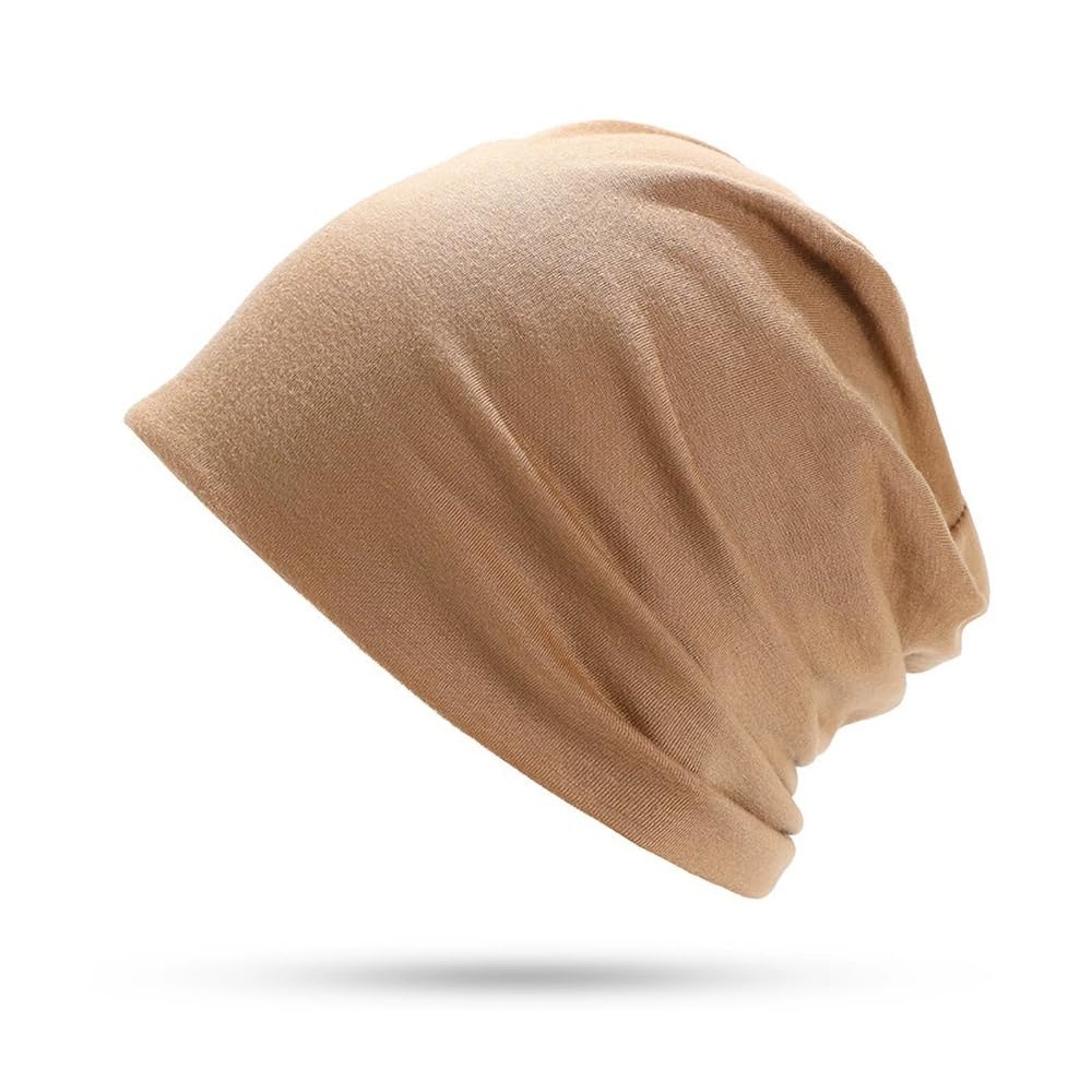 Cmonie 9-12 Pcs Solid Women Chemo Hat Stretchy Turban Beanie