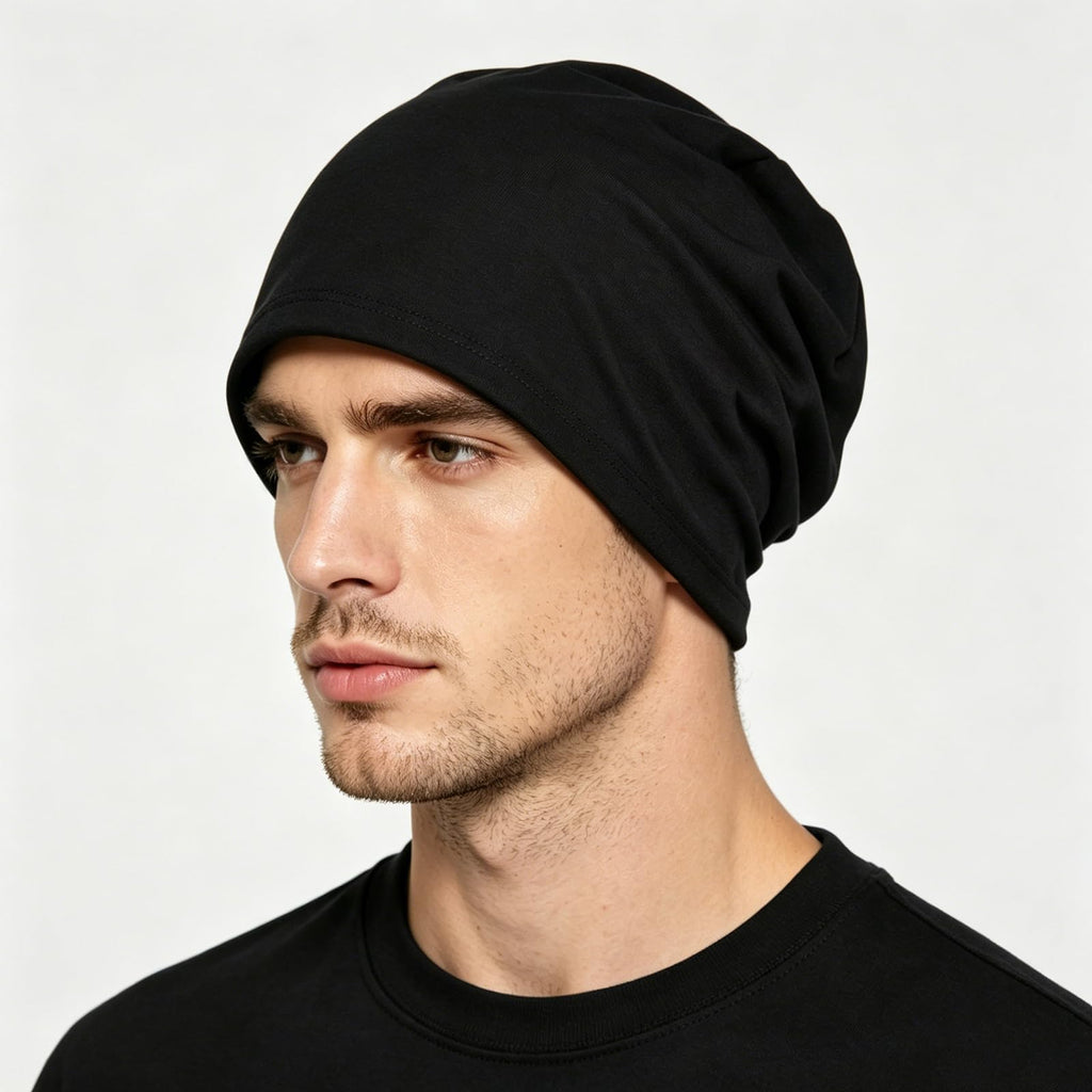 Cmonie 9-12 Pcs Solid Women Chemo Hat Stretchy Turban Beanie