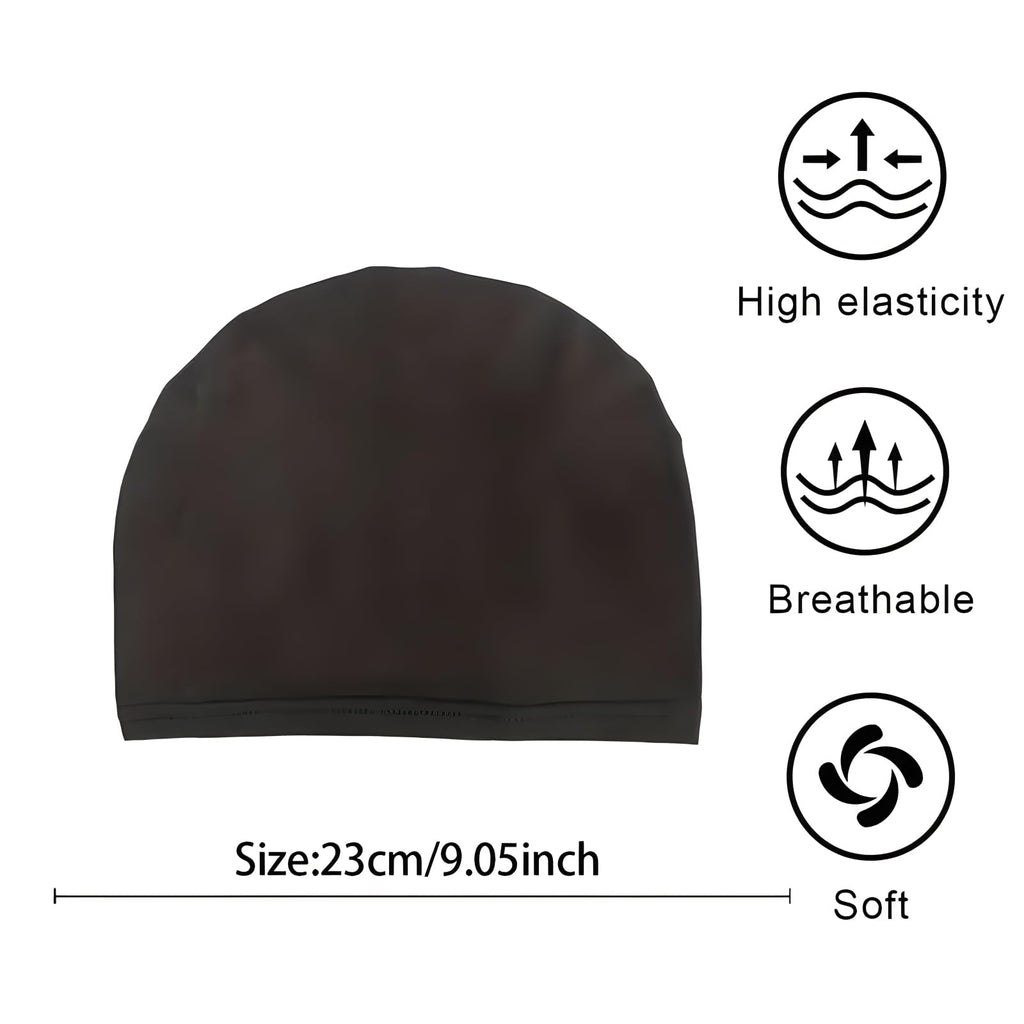 Cmonie 9-12 Pcs Solid Women Chemo Hat Stretchy Turban Beanie