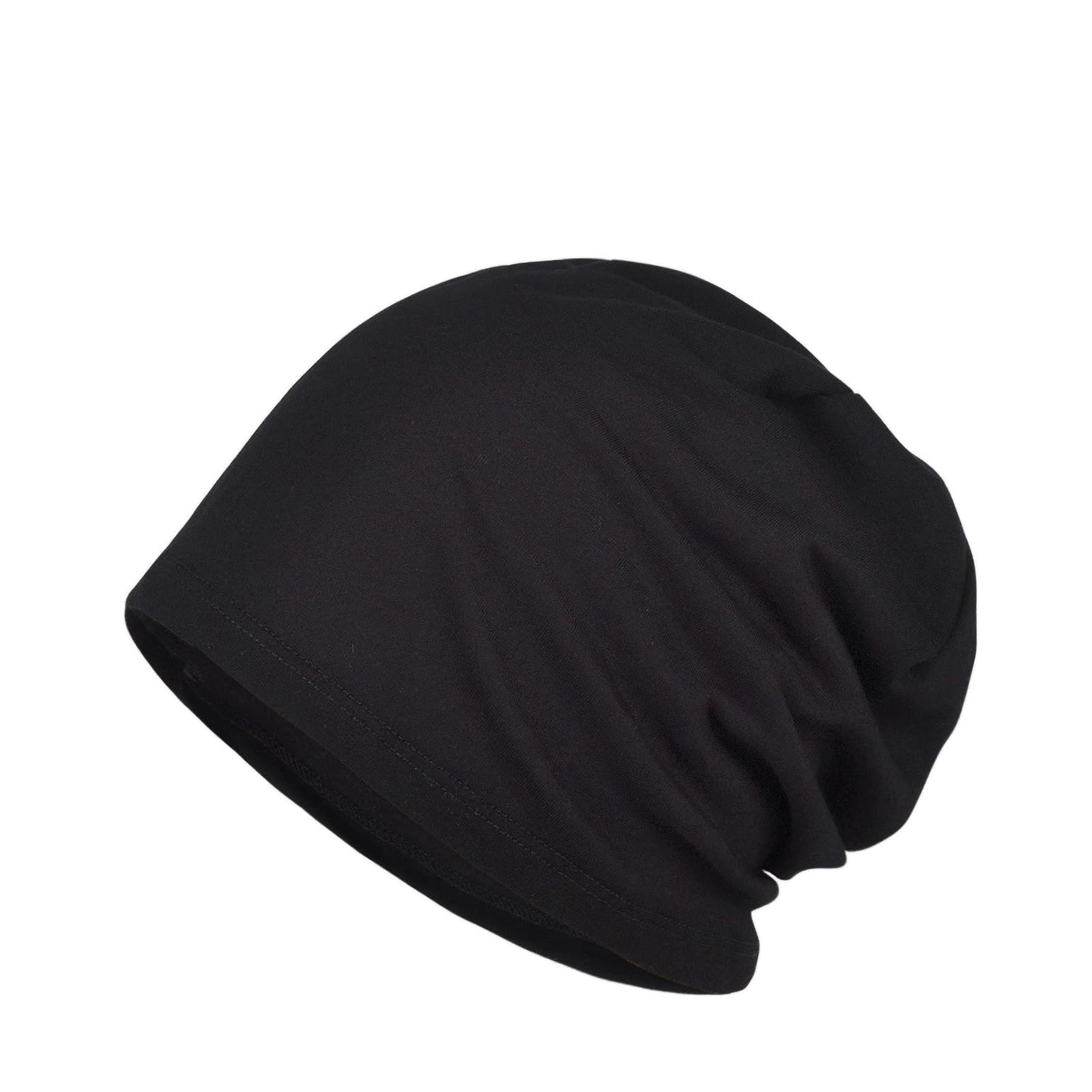 Cmonie 9-12 Pcs Solid Women Chemo Hat Stretchy Turban Beanie