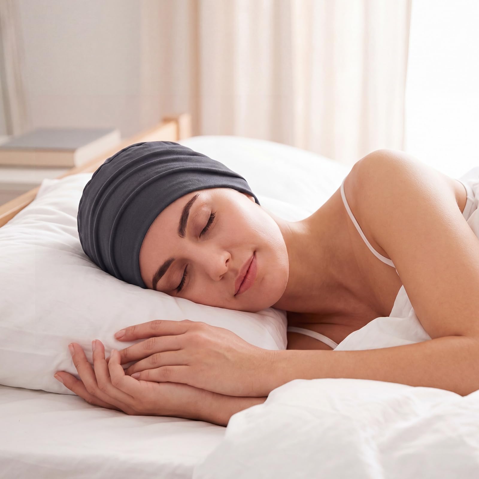 Zhengmy Cotton Chemo Sleep Cap for Women