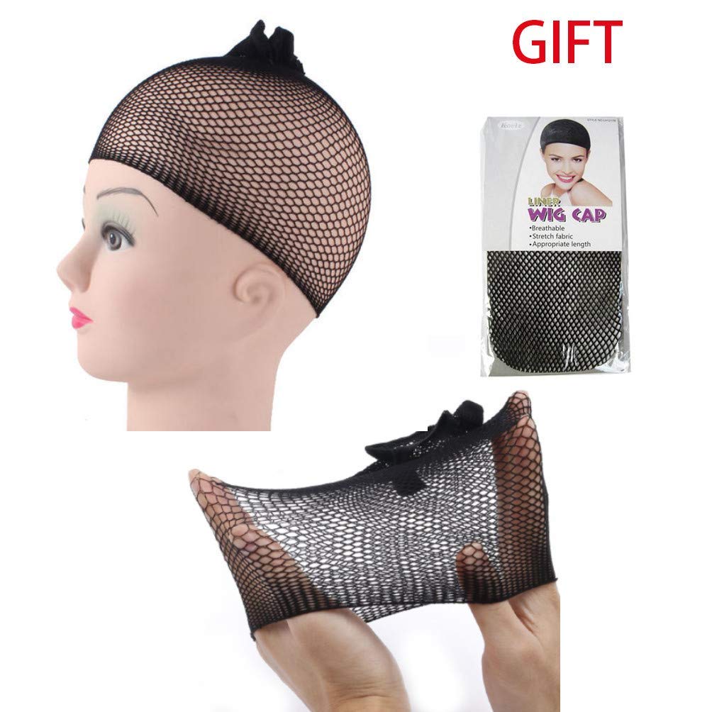 Short Wavy Brown Wigs for Women Fluffy Wavy Layered Wigs Synthetic Heat Resistant Halloween Cosplay Hair Wig with Wig Cap,Auburn Brown