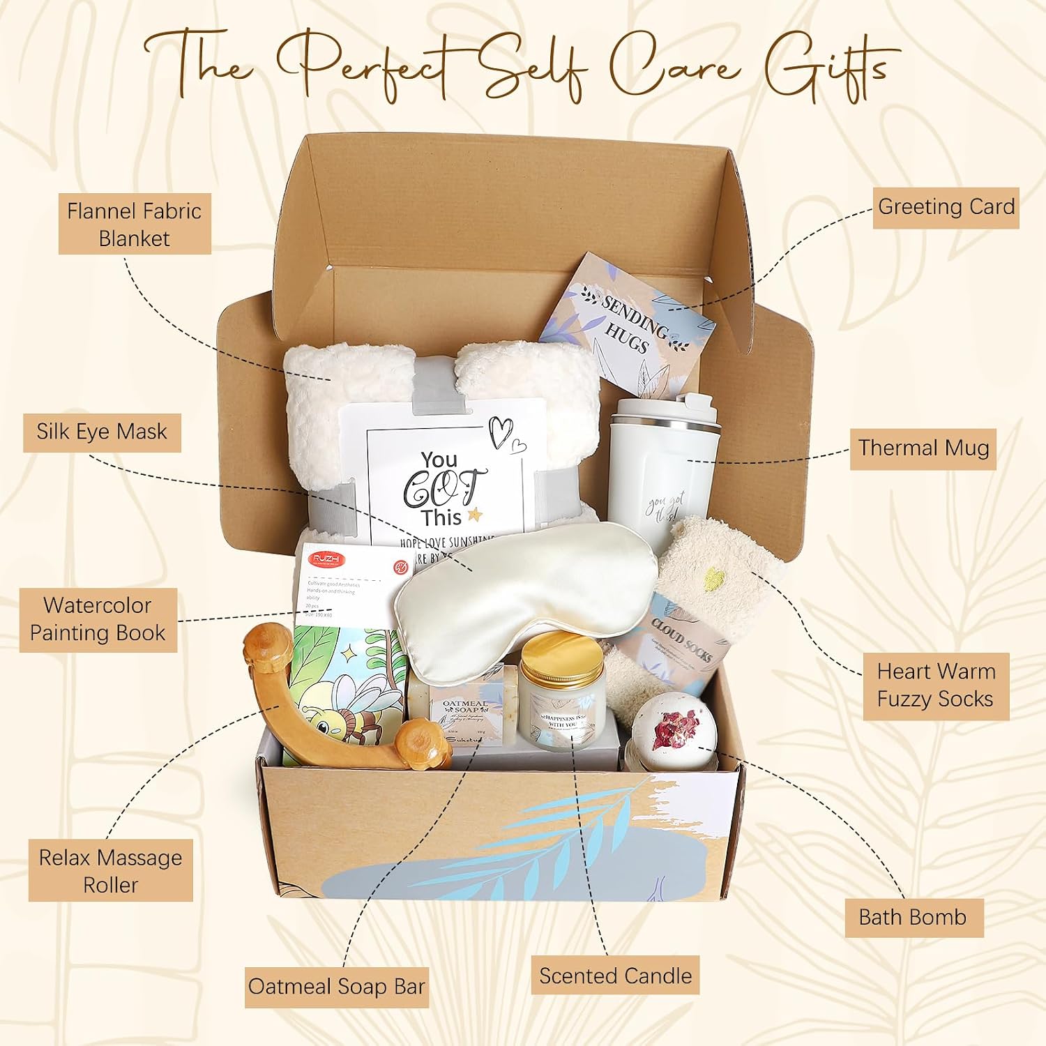 Get Well Gifts for Women Feel Better Gifts Baskets for Women After Surgery Cancer Care Gifts for Friend Sick Chemo Care Package Encouraging Comfort Wellness Box w/ Coffee Mug