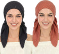 Pretied Head Scarves for Women – Fashionable Glitter Turban Head Wraps, Stylish Chemo Headwear, Elegant Hair Coverings