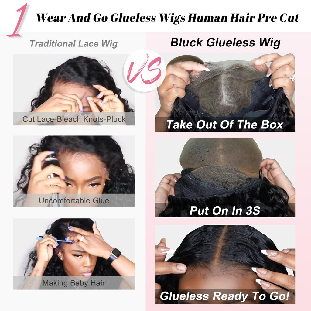 Beluck Short 13x6 Lace Front Bob Wig Human Hair For Black Women