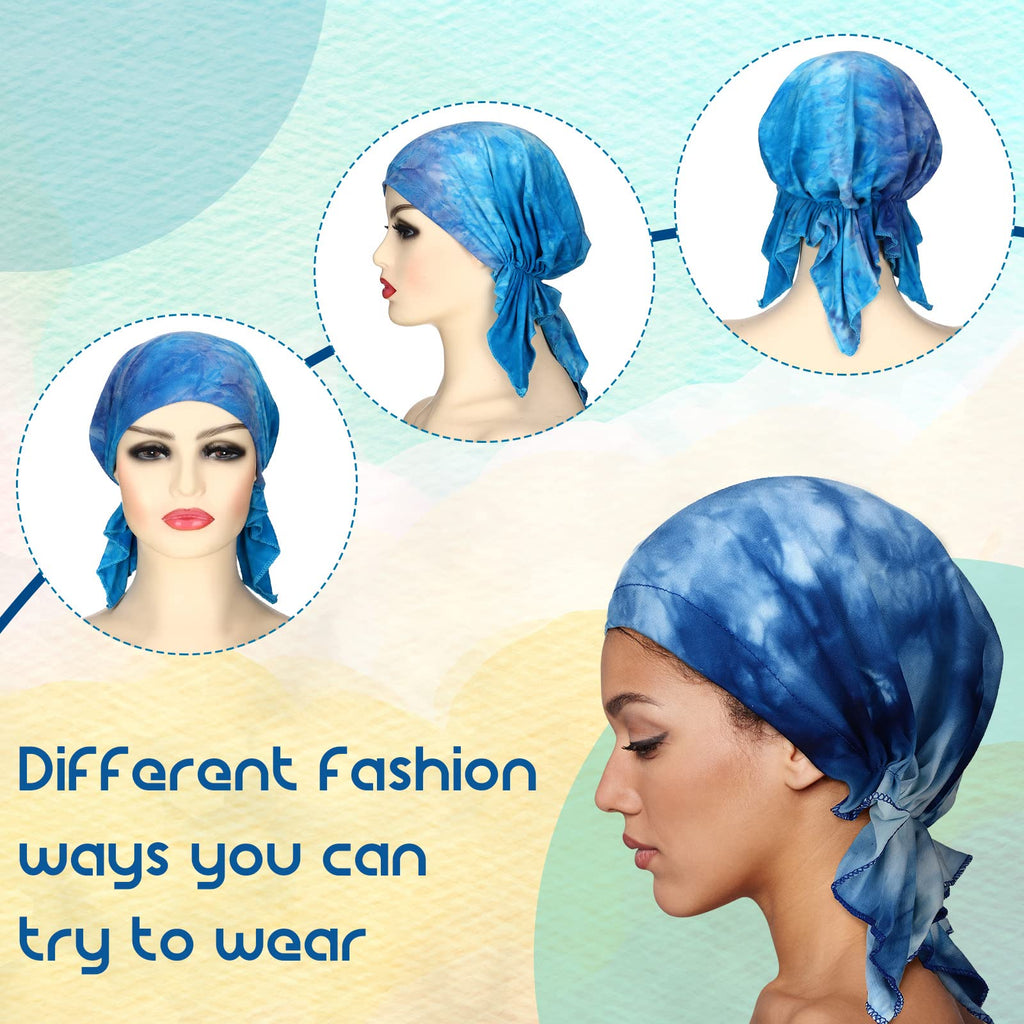Geyoga 6 Pcs Chemo Headwear for Women