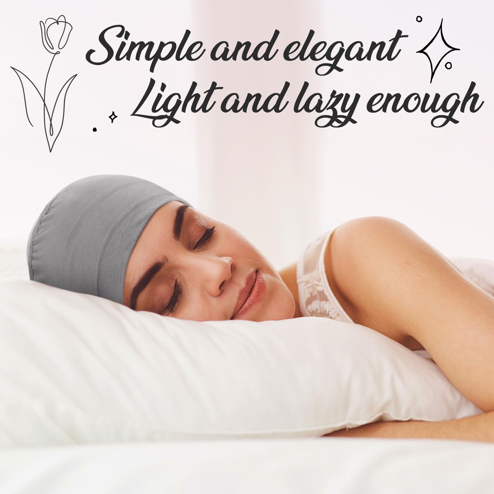 Zhengmy Cotton Chemo Sleep Cap for Women