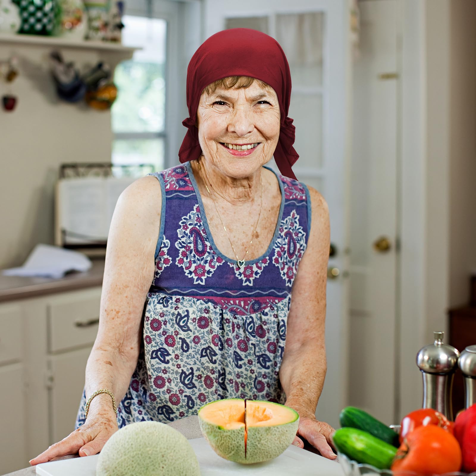 Geyoga 6 Pcs Chemo Headwear for Women