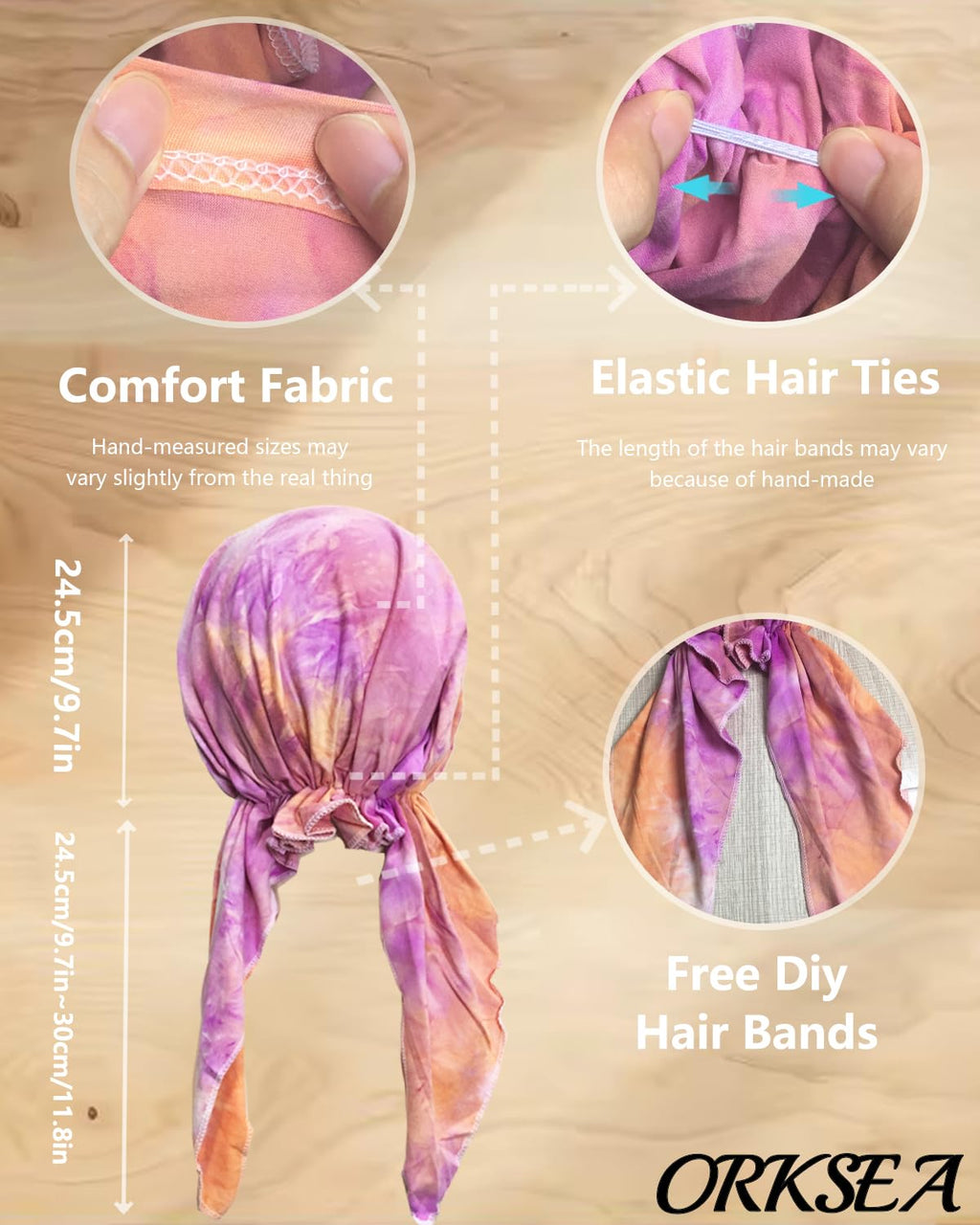 Chemo Headwear for Women Pre-Tied Head Scarf Headwraps Soft Turbans Cancer Hats Chemo Beanie Coverings Scarves