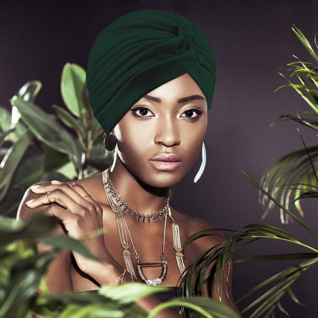 Geyoga 10 Pcs Head Wraps Turbans for Women Head Scarf