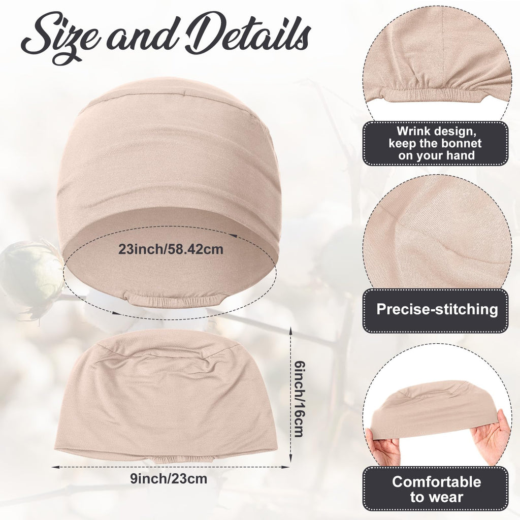 Zhengmy Cotton Chemo Sleep Cap for Women
