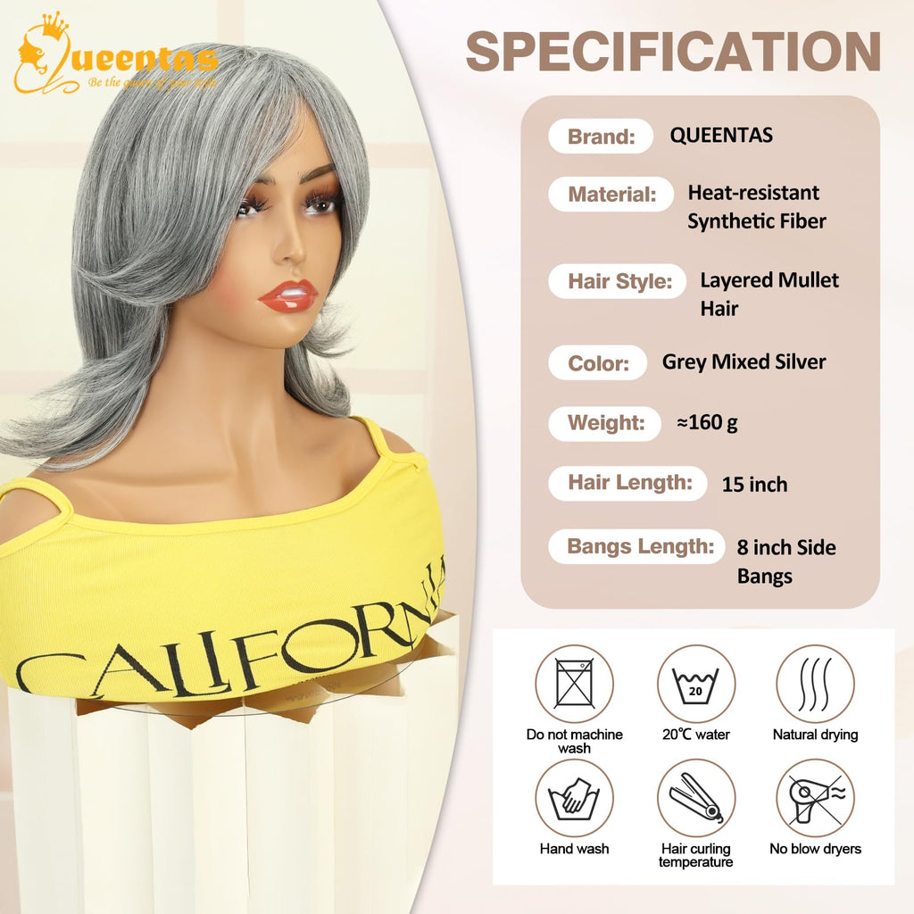 8" Layered Pixie Cut Synthetic Wig for Women Blonde Mixed Brown with Roots