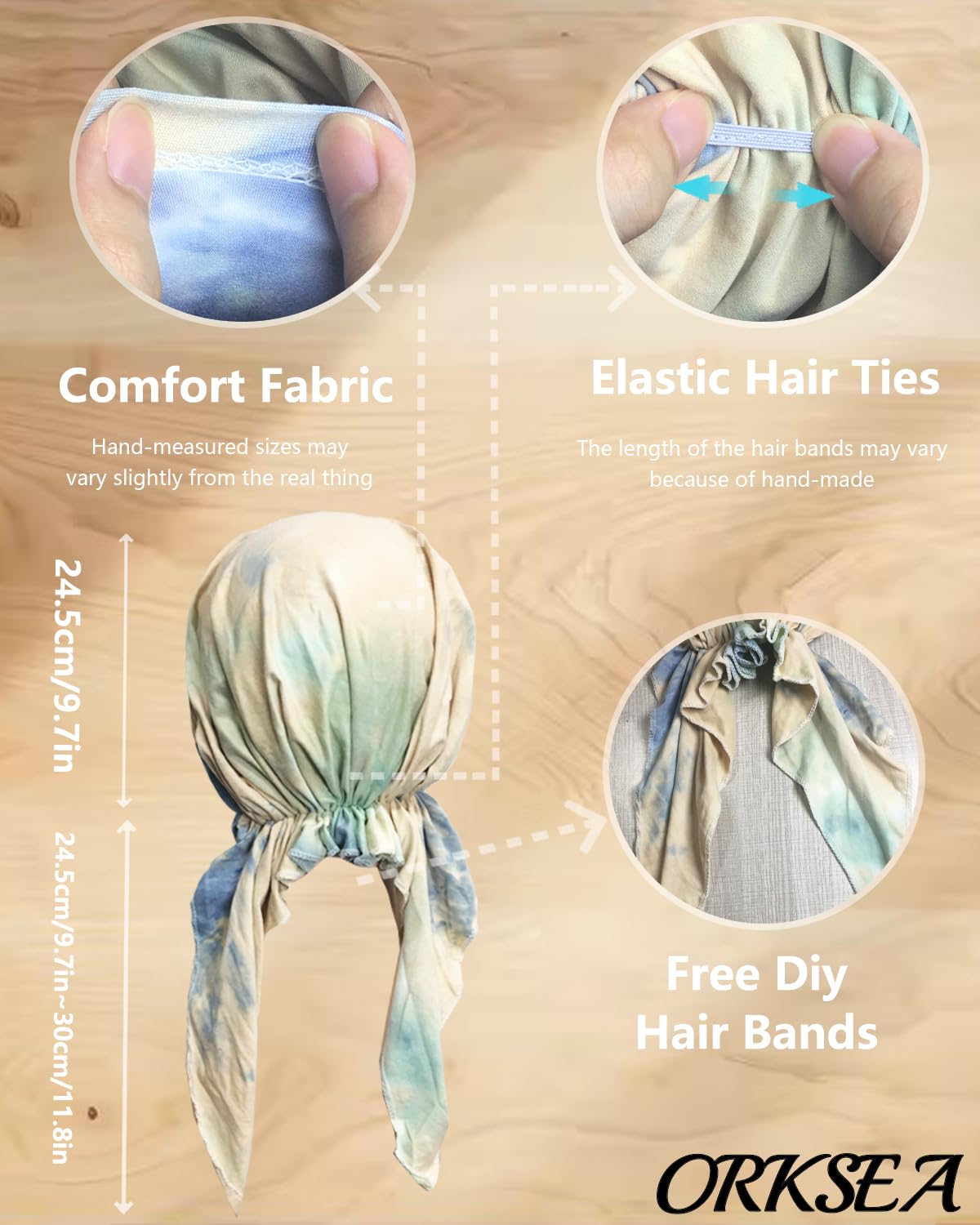 Chemo Headwear for Women Pre-Tied Head Scarf Headwraps Soft Turbans Cancer Hats Chemo Beanie Coverings Scarves