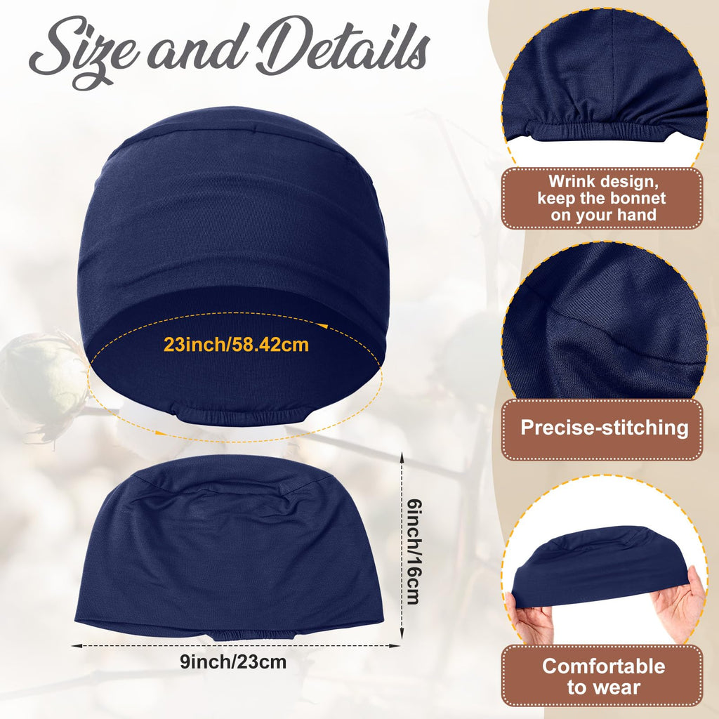Zhengmy Cotton Chemo Sleep Cap for Women