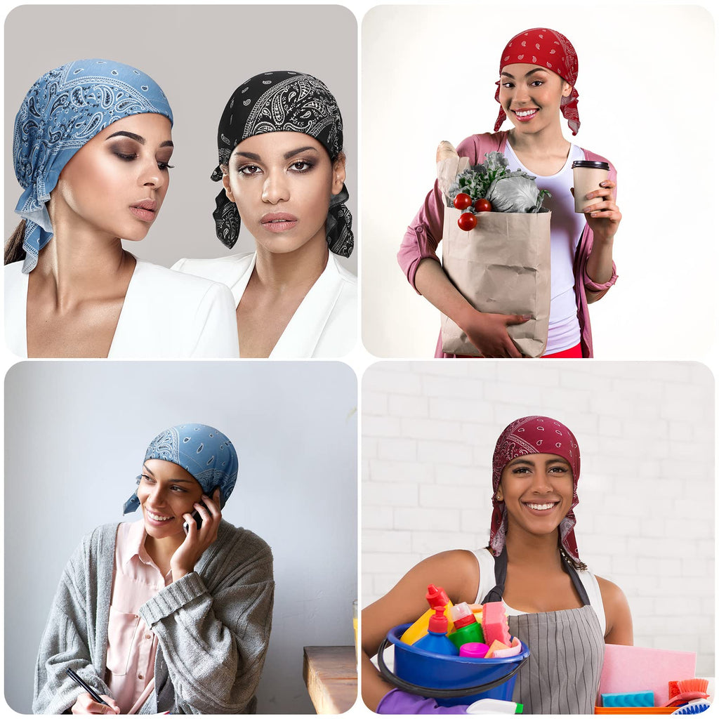 Geyoga 6 Pcs Chemo Headwear for Women