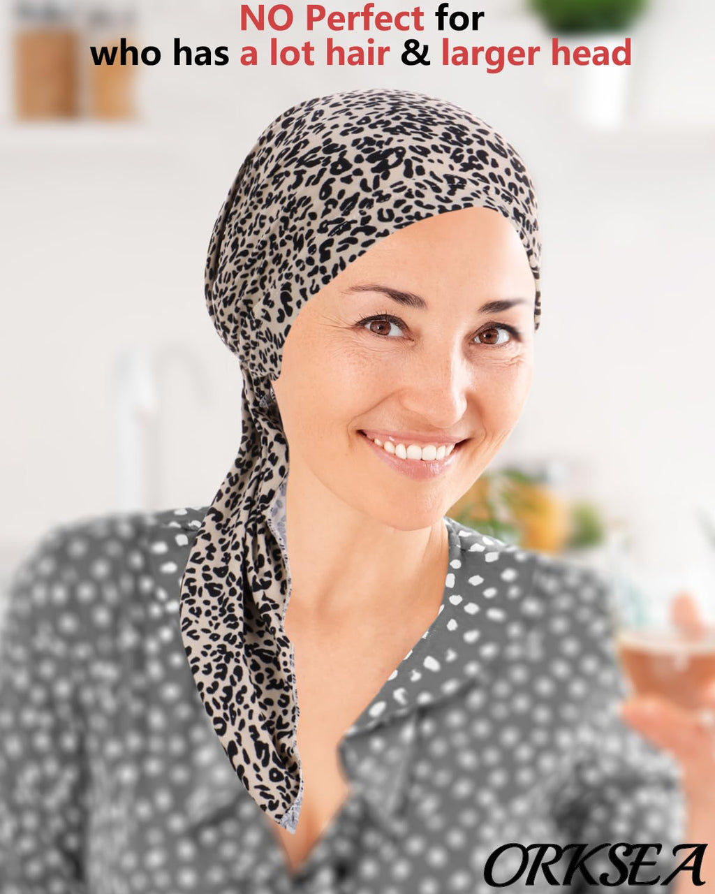 Chemo Headwear for Women Pre-Tied Head Scarf Headwraps Soft Turbans Cancer Hats Chemo Beanie Coverings Scarves