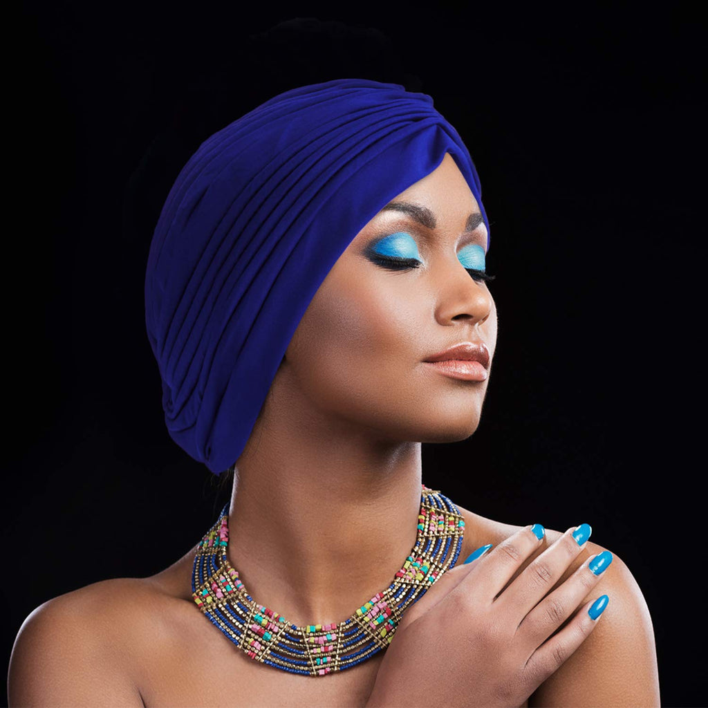 Geyoga 10 Pcs Head Wraps Turbans for Women Head Scarf
