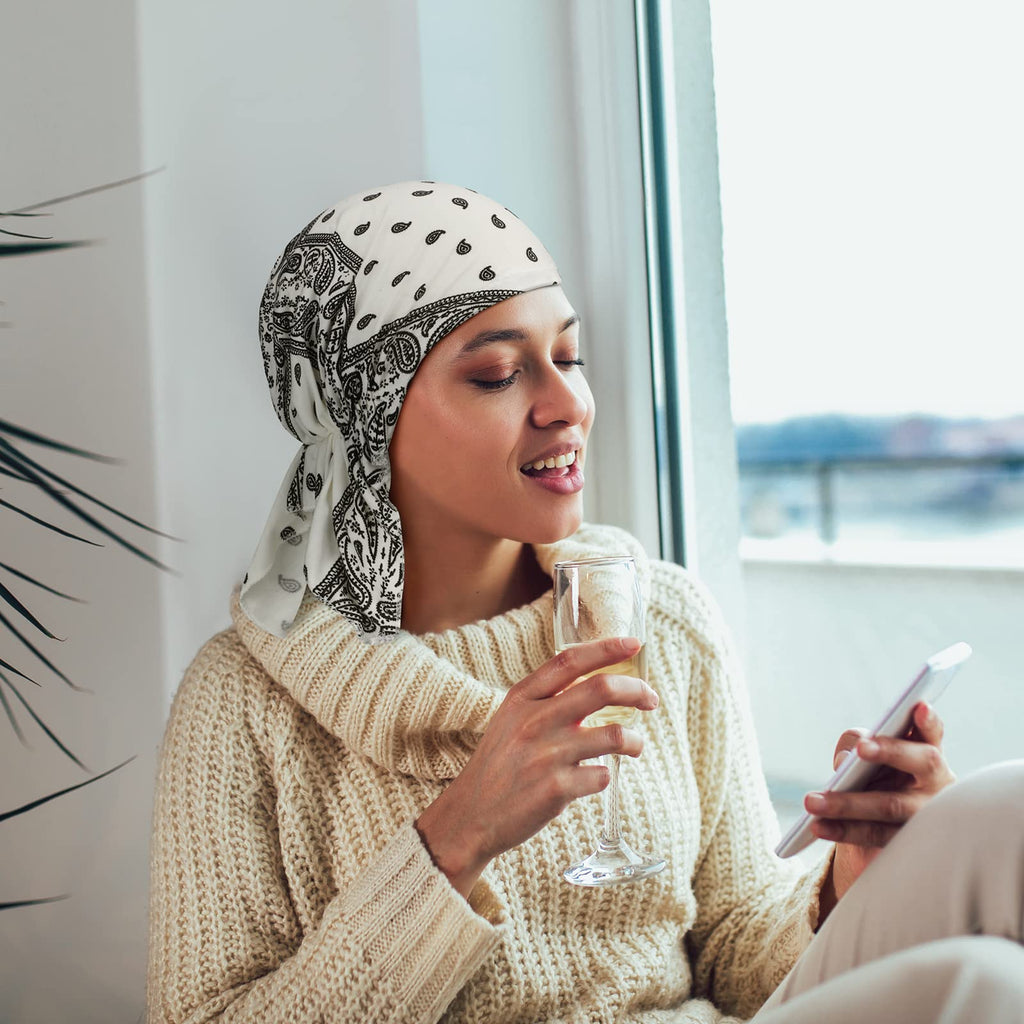 Geyoga 6 Pcs Chemo Headwear for Women
