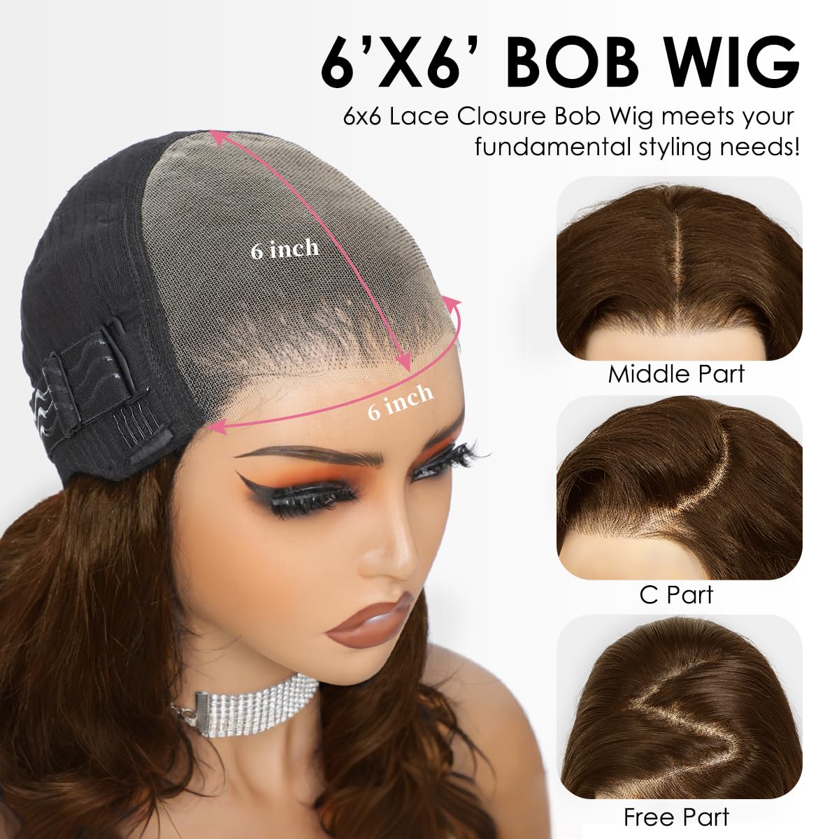 Beluck Short 13x6 Lace Front Bob Wig Human Hair For Black Women