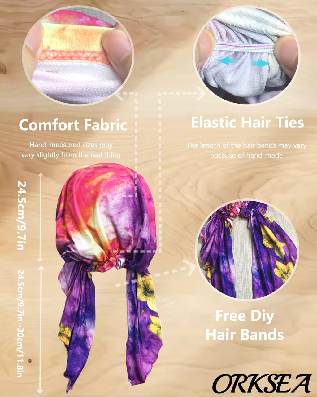 Chemo Headwear for Women Pre-Tied Head Scarf Headwraps Soft Turbans Cancer Hats Chemo Beanie Coverings Scarves