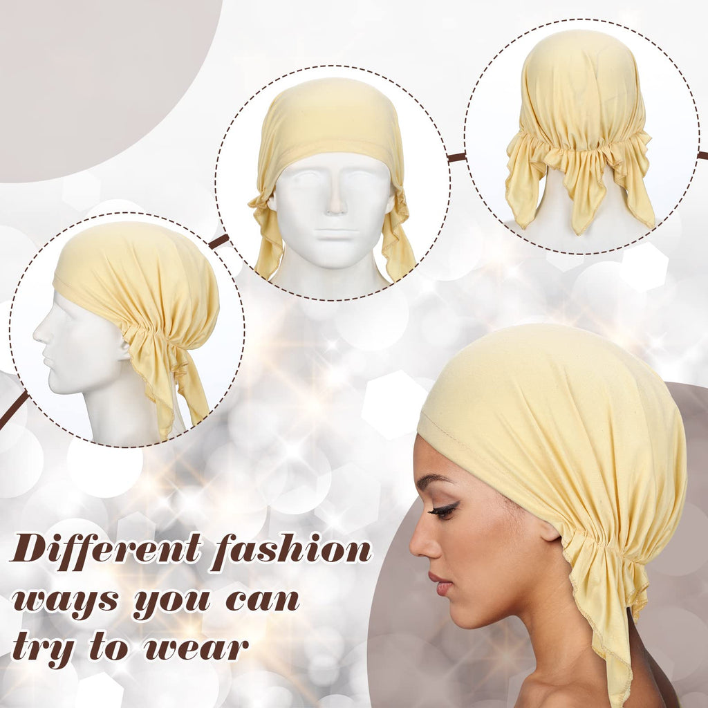 Geyoga 6 Pcs Chemo Headwear for Women