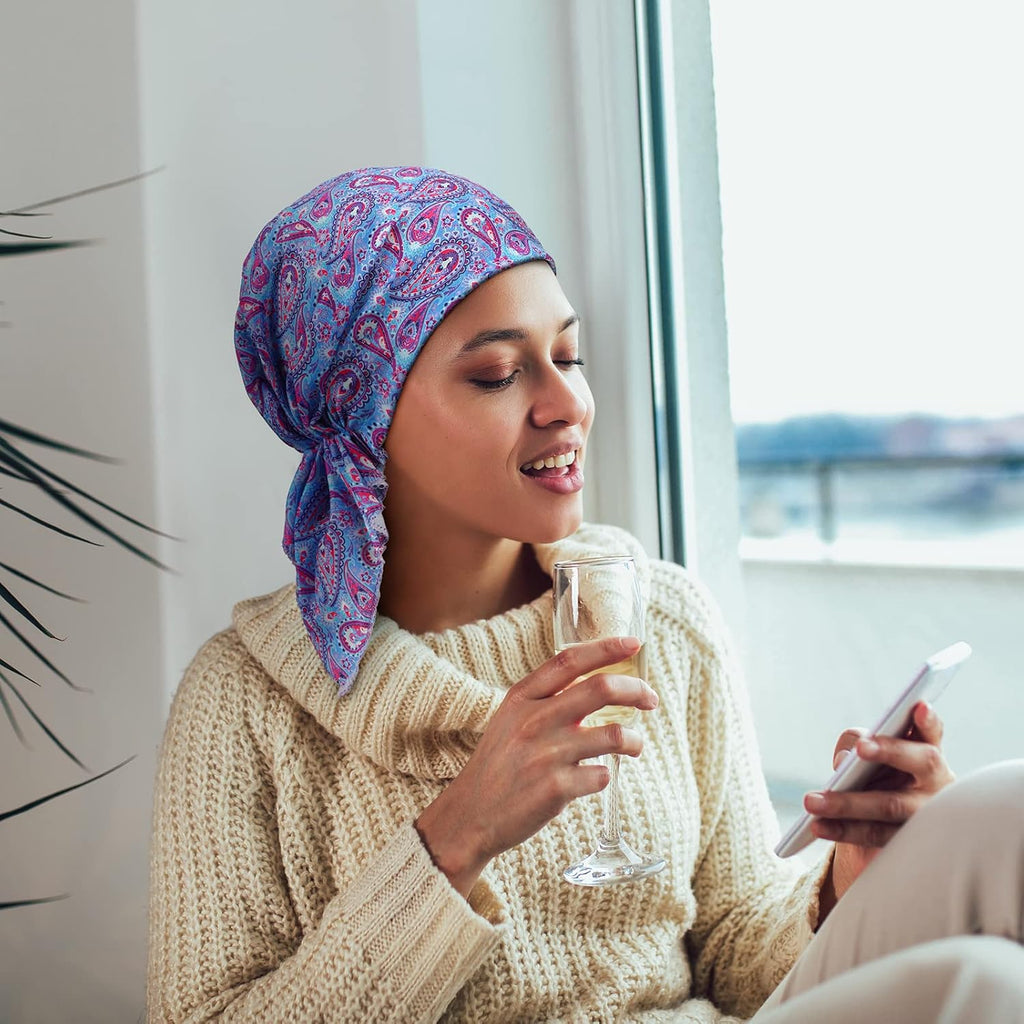 Geyoga 6 Pcs Chemo Headwear for Women