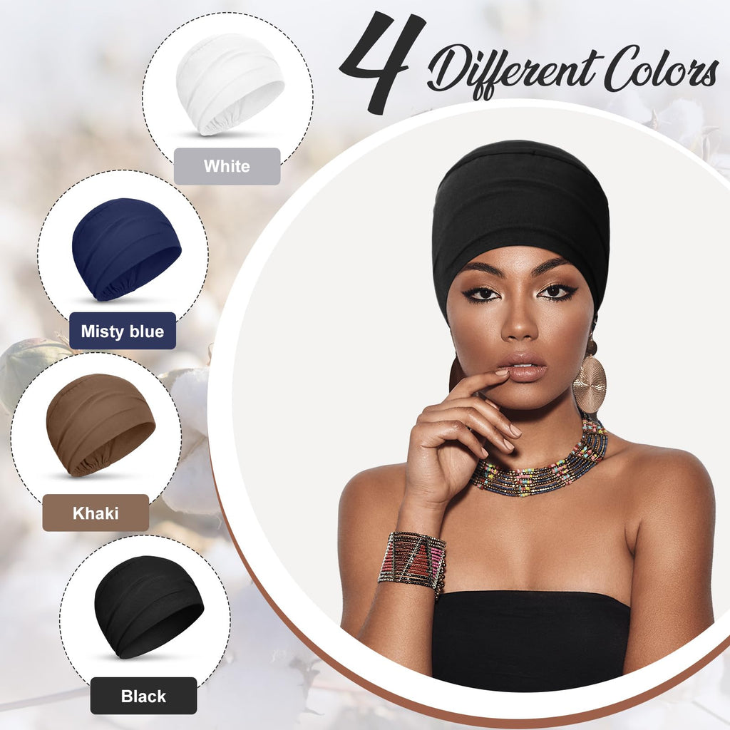 Zhengmy Cotton Chemo Sleep Cap for Women