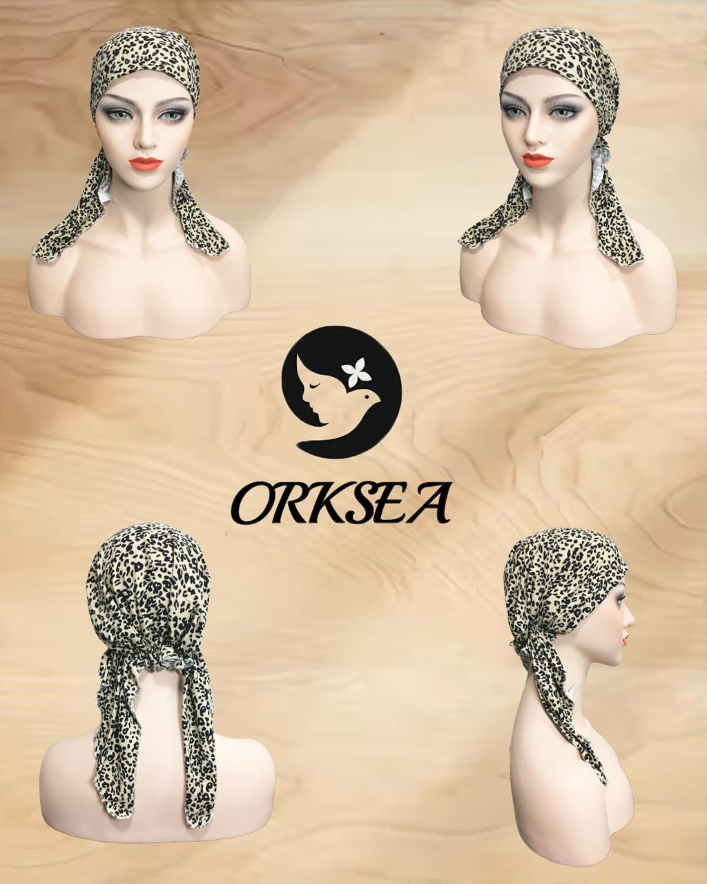 Chemo Headwear for Women Pre-Tied Head Scarf Headwraps Soft Turbans Cancer Hats Chemo Beanie Coverings Scarves