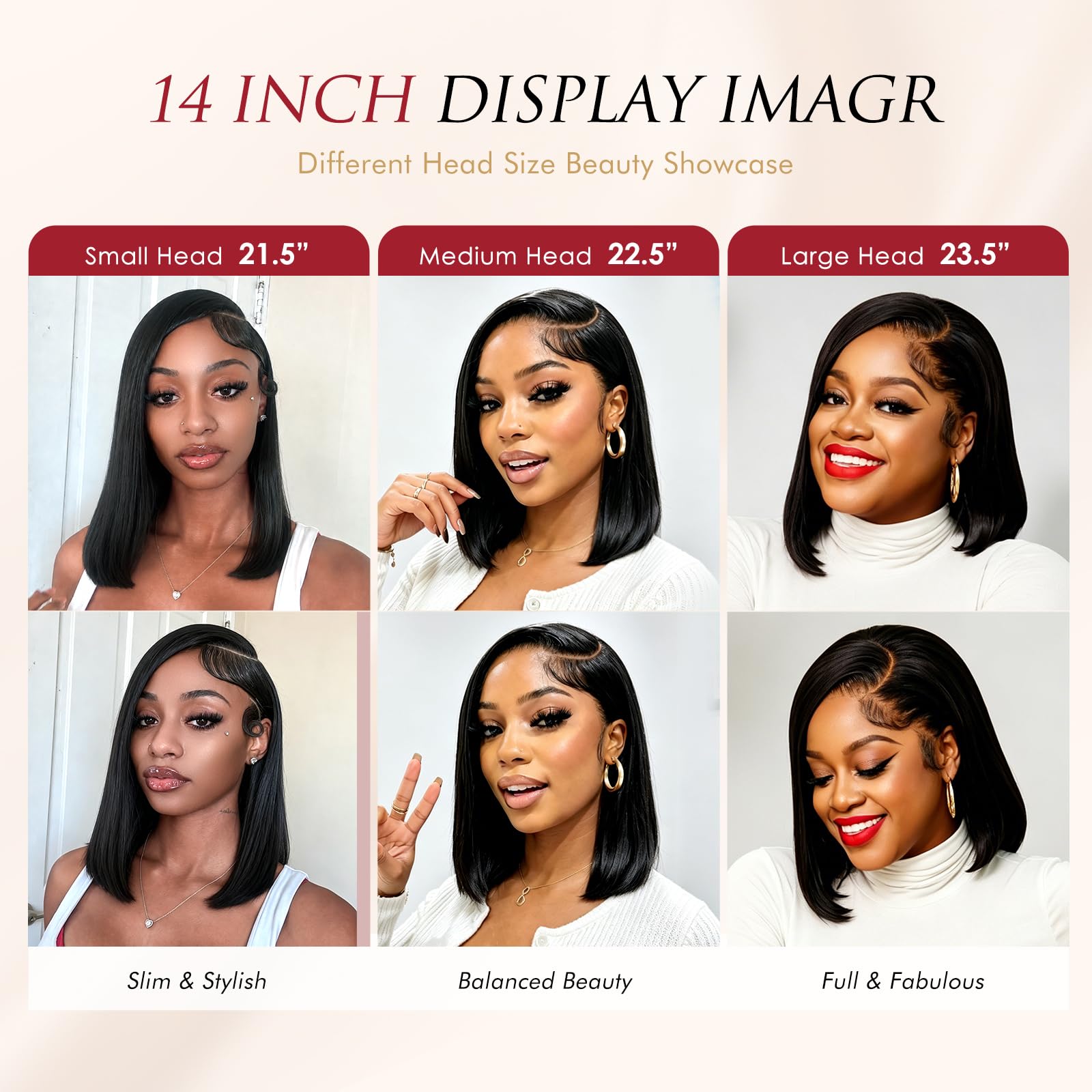 Beluck Short 13x6 Lace Front Bob Wig Human Hair For Black Women