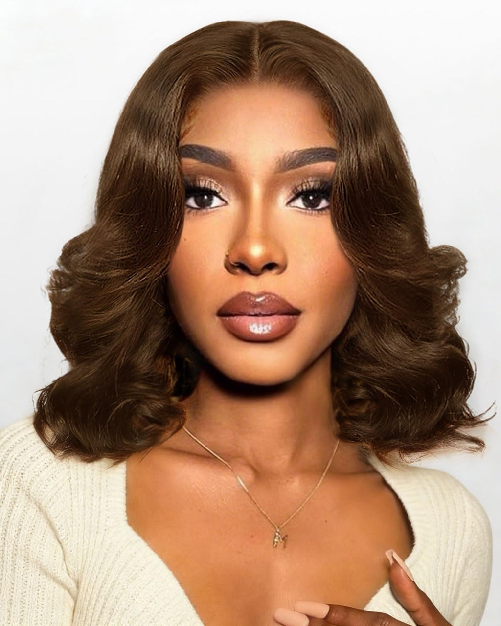 Beluck Short 13x6 Lace Front Bob Wig Human Hair For Black Women