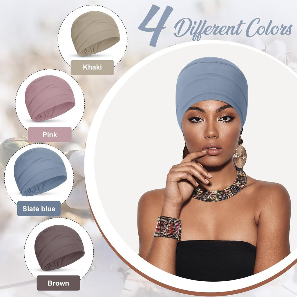 Zhengmy Cotton Chemo Sleep Cap for Women