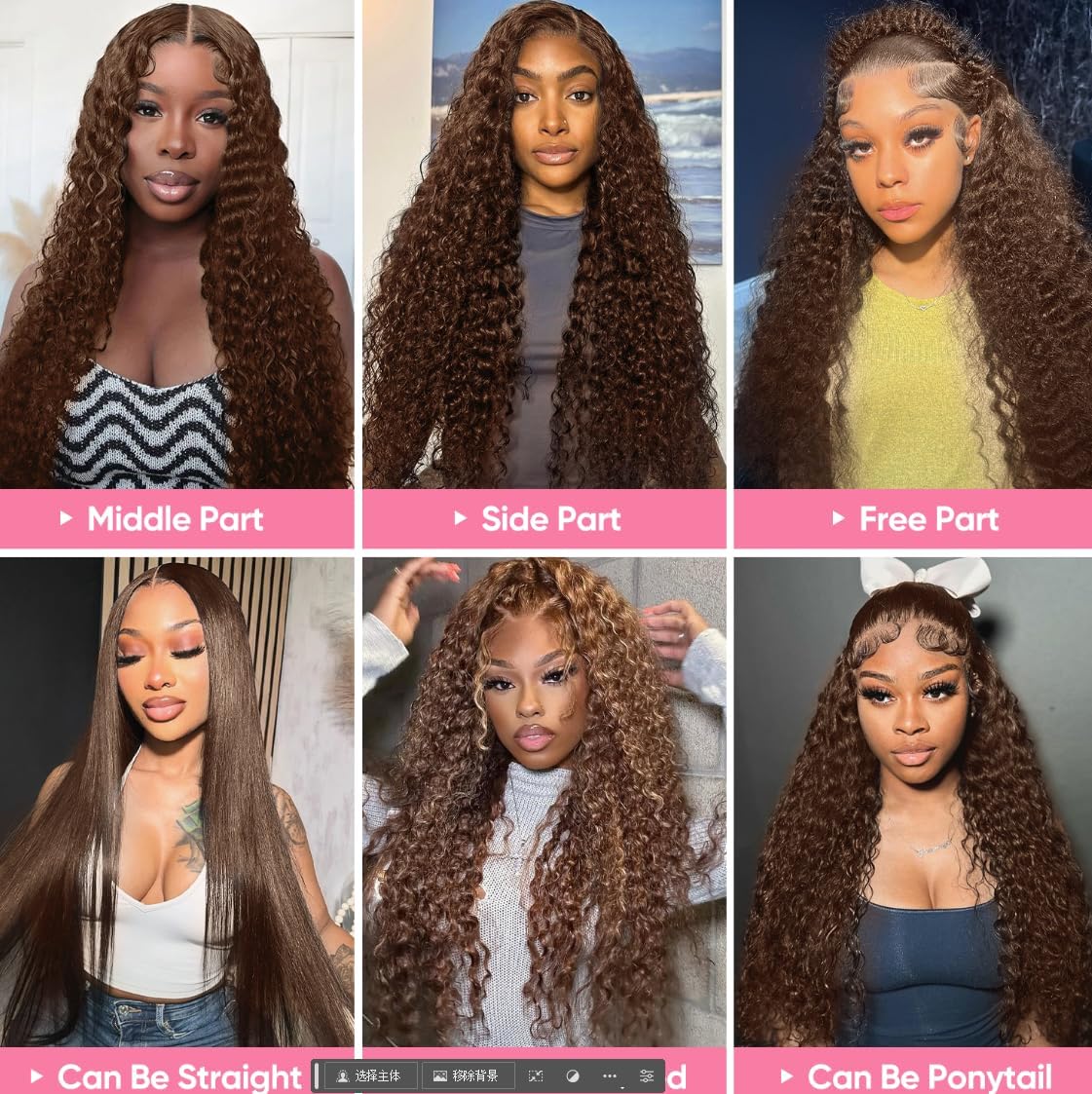 13x6 Deep Wave Lace Front Wigs Human Hair Glueless Wig 200 Density 30 Inch