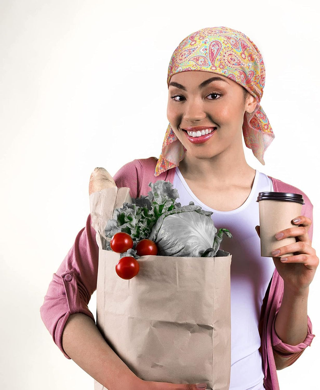 Geyoga 6 Pcs Chemo Headwear for Women
