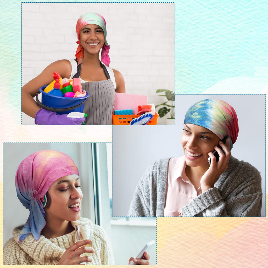 Geyoga 6 Pcs Chemo Headwear for Women
