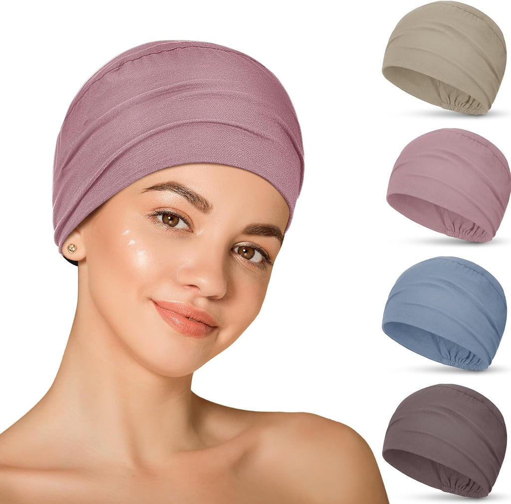 Zhengmy Cotton Chemo Sleep Cap for Women