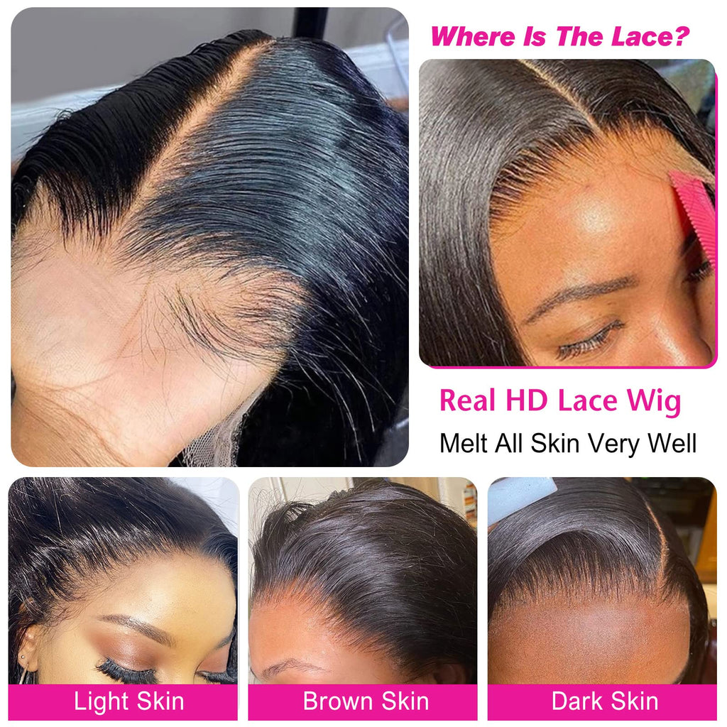 Beluck Short 13x6 Lace Front Bob Wig Human Hair For Black Women