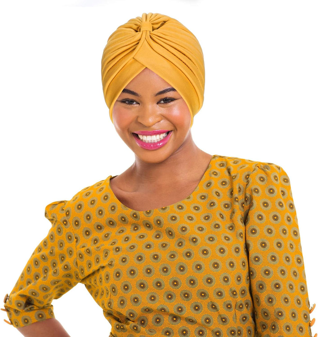 Syhood 22 Pieces Stretch Turbans Chemo Head Wrap Cancer Head Beanie Twisted Turban Cap Cover Hats for Women