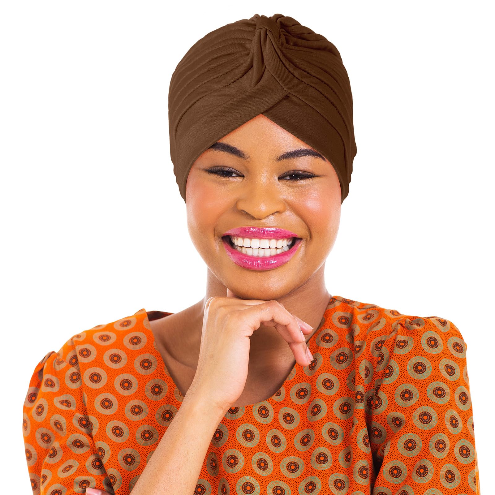 Syhood 22 Pieces Stretch Turbans Chemo Head Wrap Cancer Head Beanie Twisted Turban Cap Cover Hats for Women