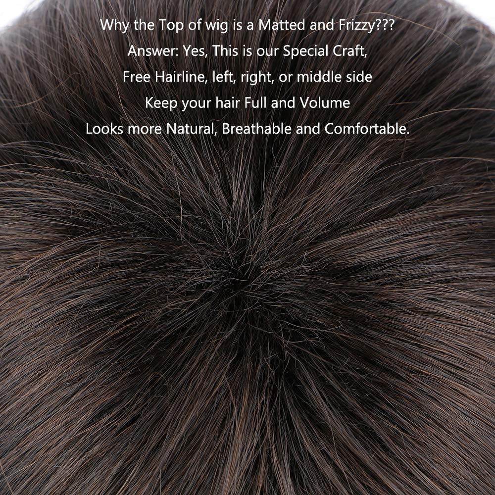 8" Layered Pixie Cut Synthetic Wig for Women Blonde Mixed Brown with Roots