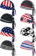 Foaincore 8 Pack Do Rags for Men