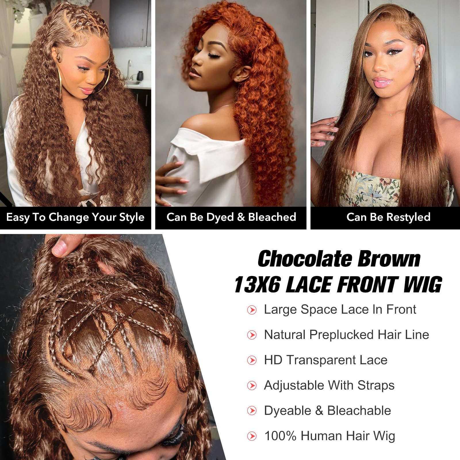 Beluck Short 13x6 Lace Front Bob Wig Human Hair For Black Women