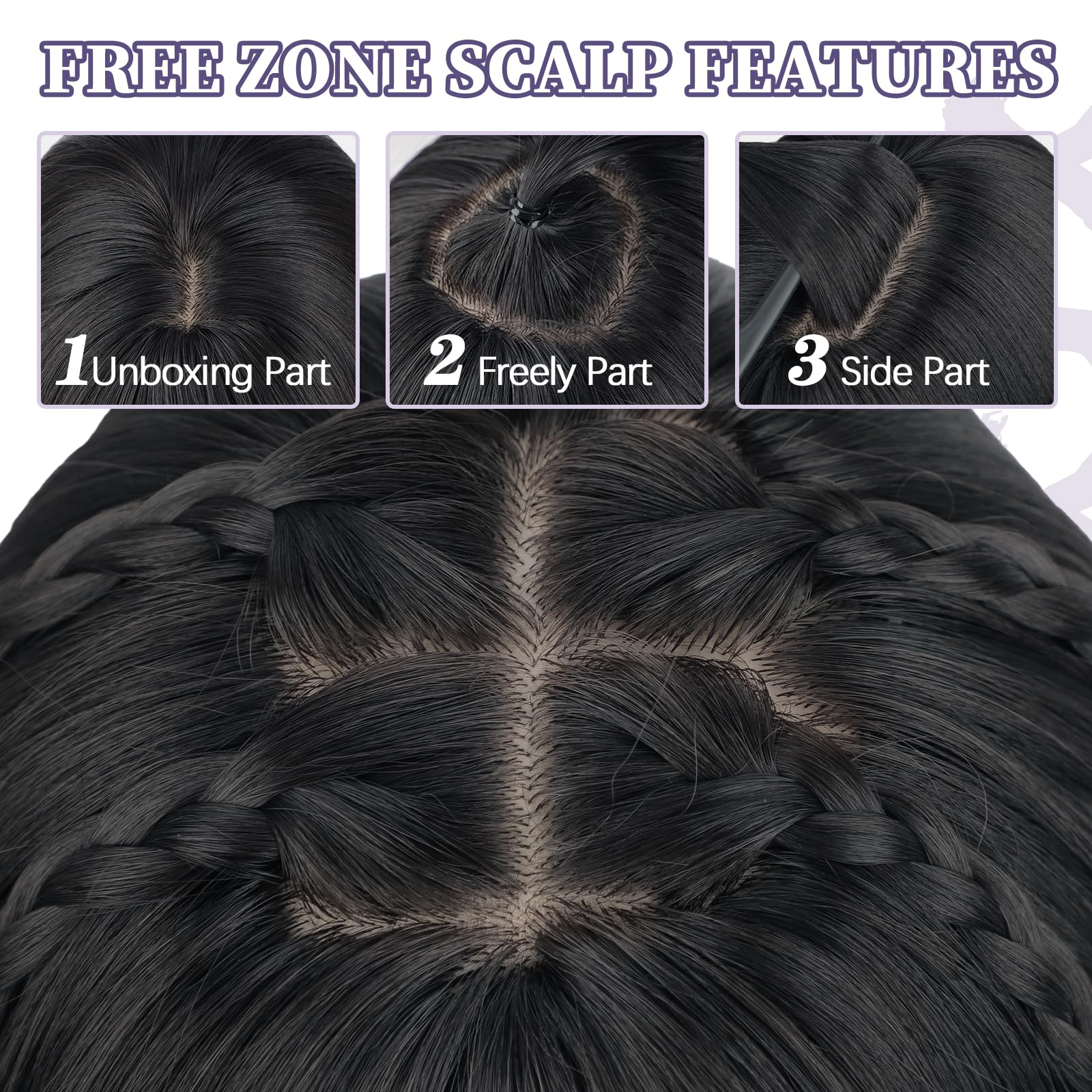 XIXIBI Wig with Bangs for Women,Long Straight,Brown Blonde Highlight