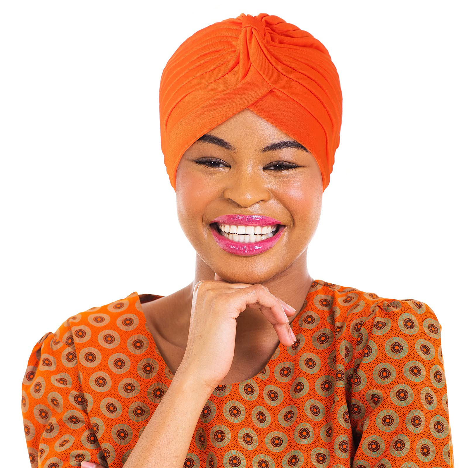 Syhood 22 Pieces Stretch Turbans Chemo Head Wrap Cancer Head Beanie Twisted Turban Cap Cover Hats for Women