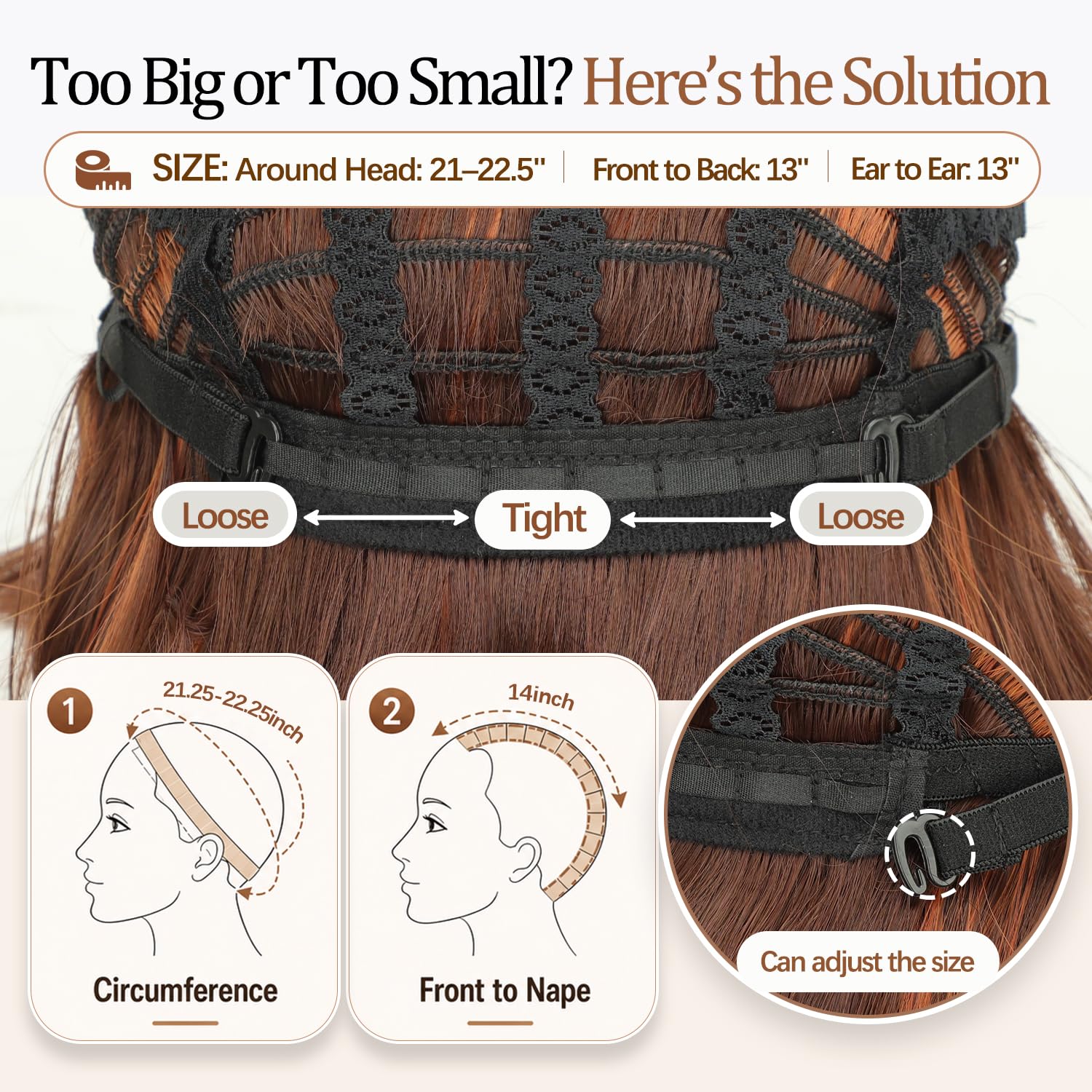 Nnzes Wig with Bangs for Women Shoulder Length Bob Wavy Women's Charming Synthetic Brown mixed Blonde Highlight Wigs with Natural Curly Heat Resistant Hair for Daily Party Use