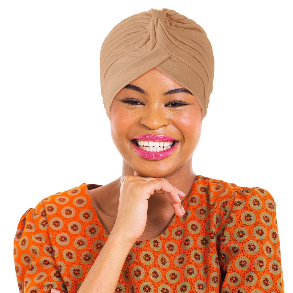 Syhood 22 Pieces Stretch Turbans Chemo Head Wrap Cancer Head Beanie Twisted Turban Cap Cover Hats for Women